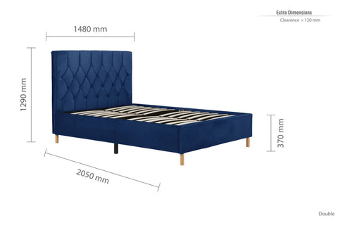 Loxley Fabric Bed